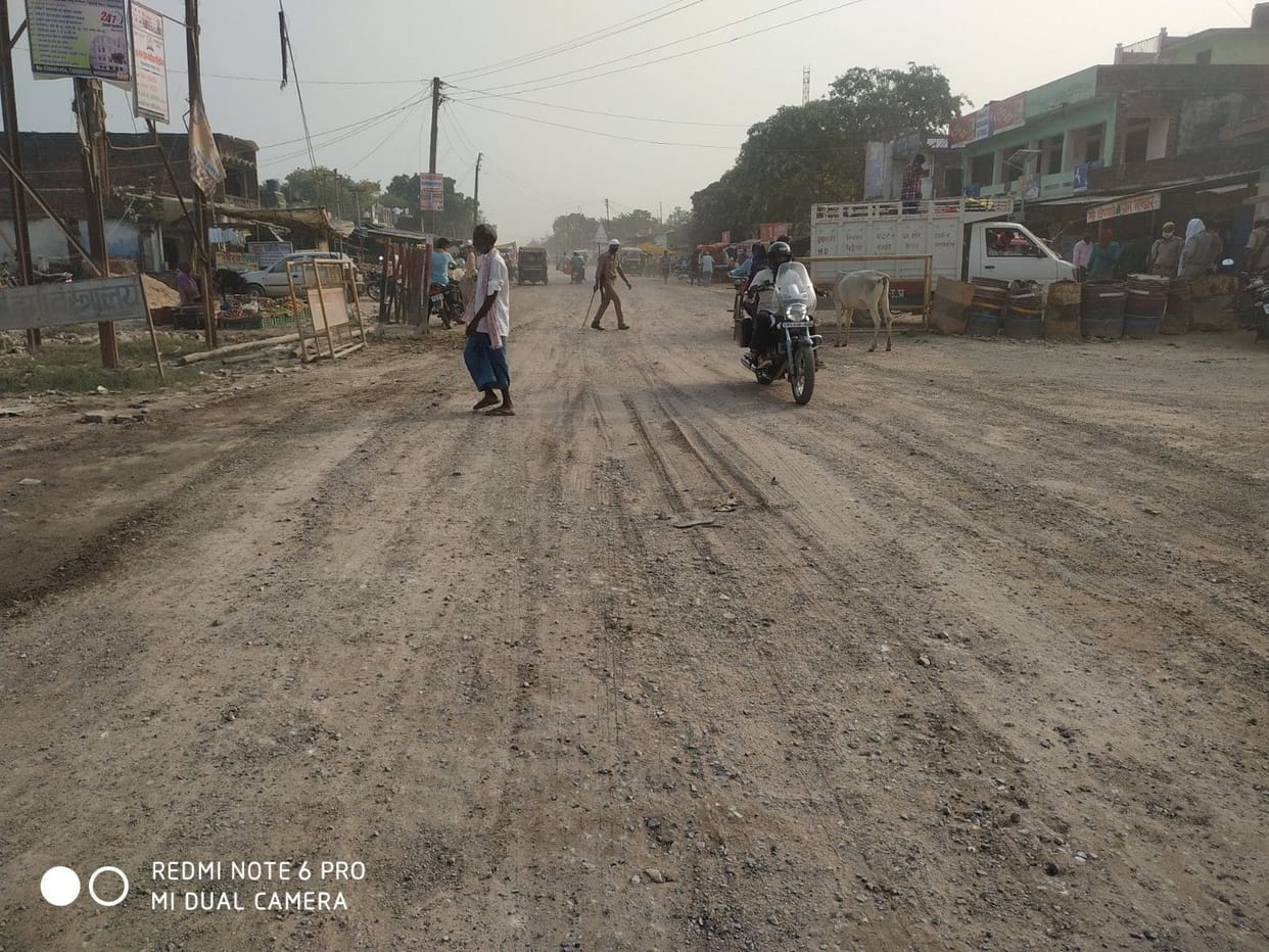 Shabby roads opening the claim of development in the district