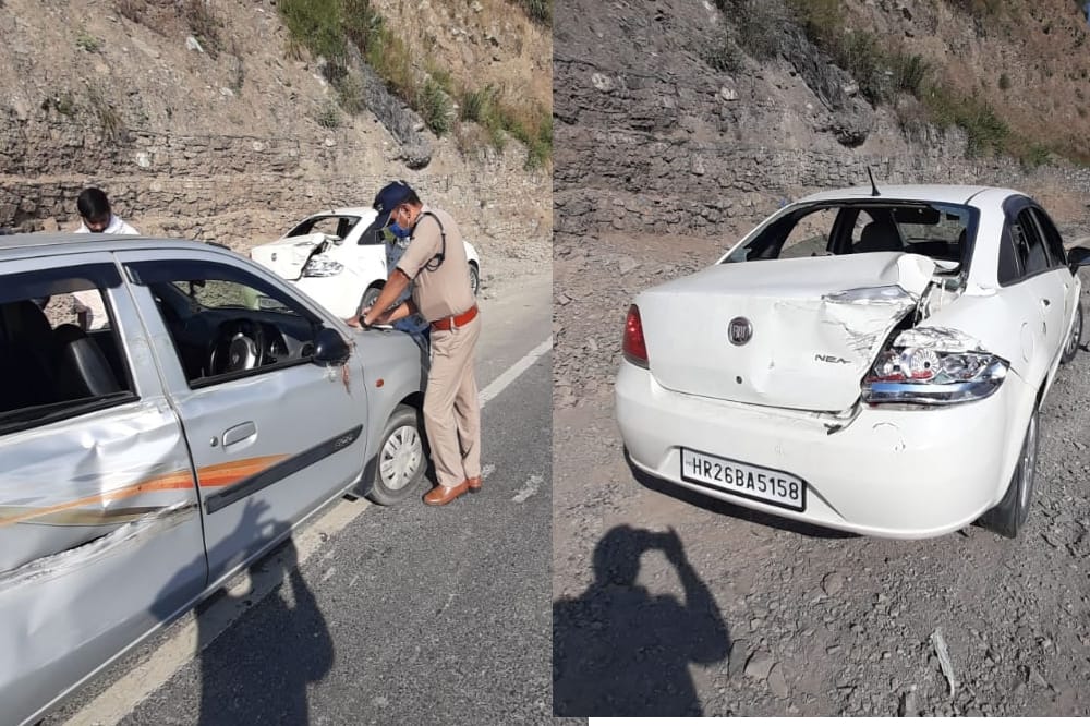 uttarakhand news: army truck hit two car on rishikesh gangotri highway