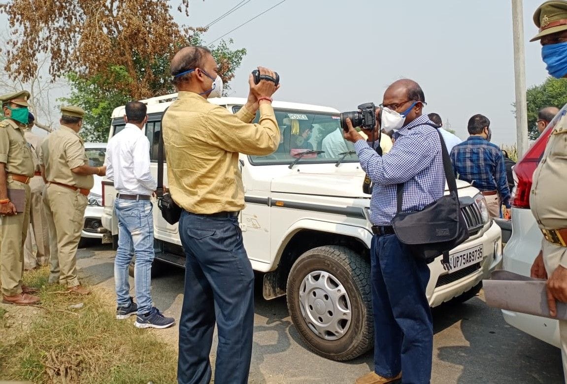 Hathras: Photo and videography of the scene