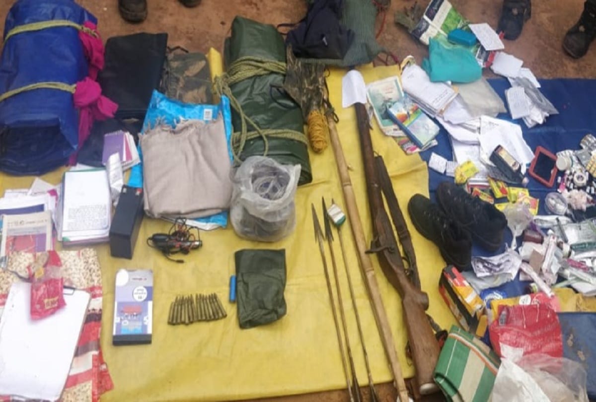 Chhattisgarh: Security Forces raided A Naxals camp and destroyed in Dantewada Bijapur inter district border