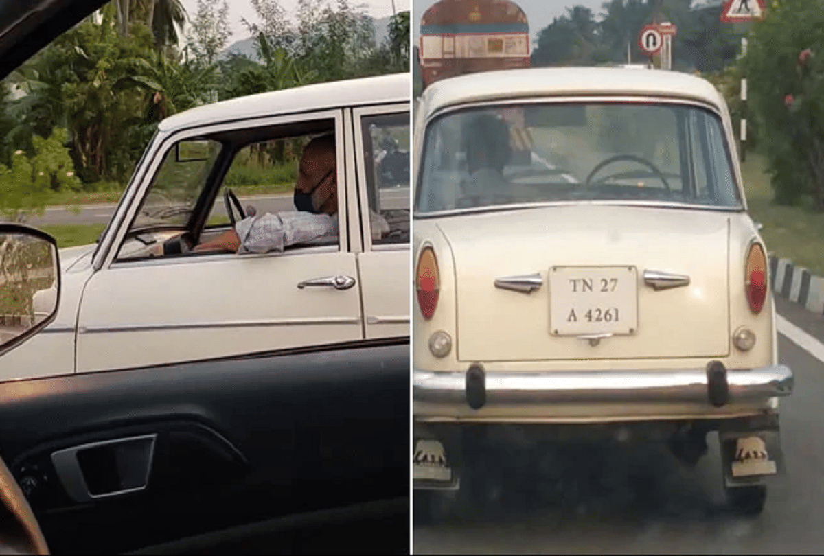 driverless premier padmini car running in chennai video goes viral
