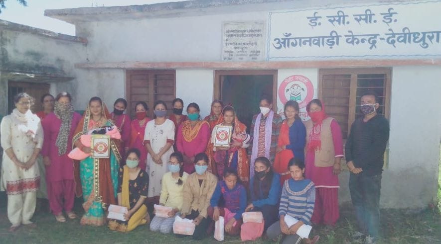 Girl child birth anniversary celebrated at Amodi ANM center