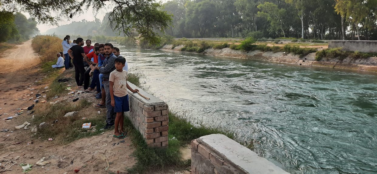 The person drowned in the canal