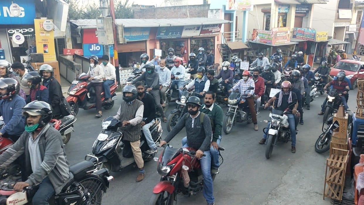 General-OBC Employees Association launches vehicle rally