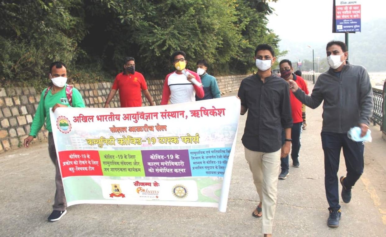 AIIMS outreach cell runs Kovid awareness campaign