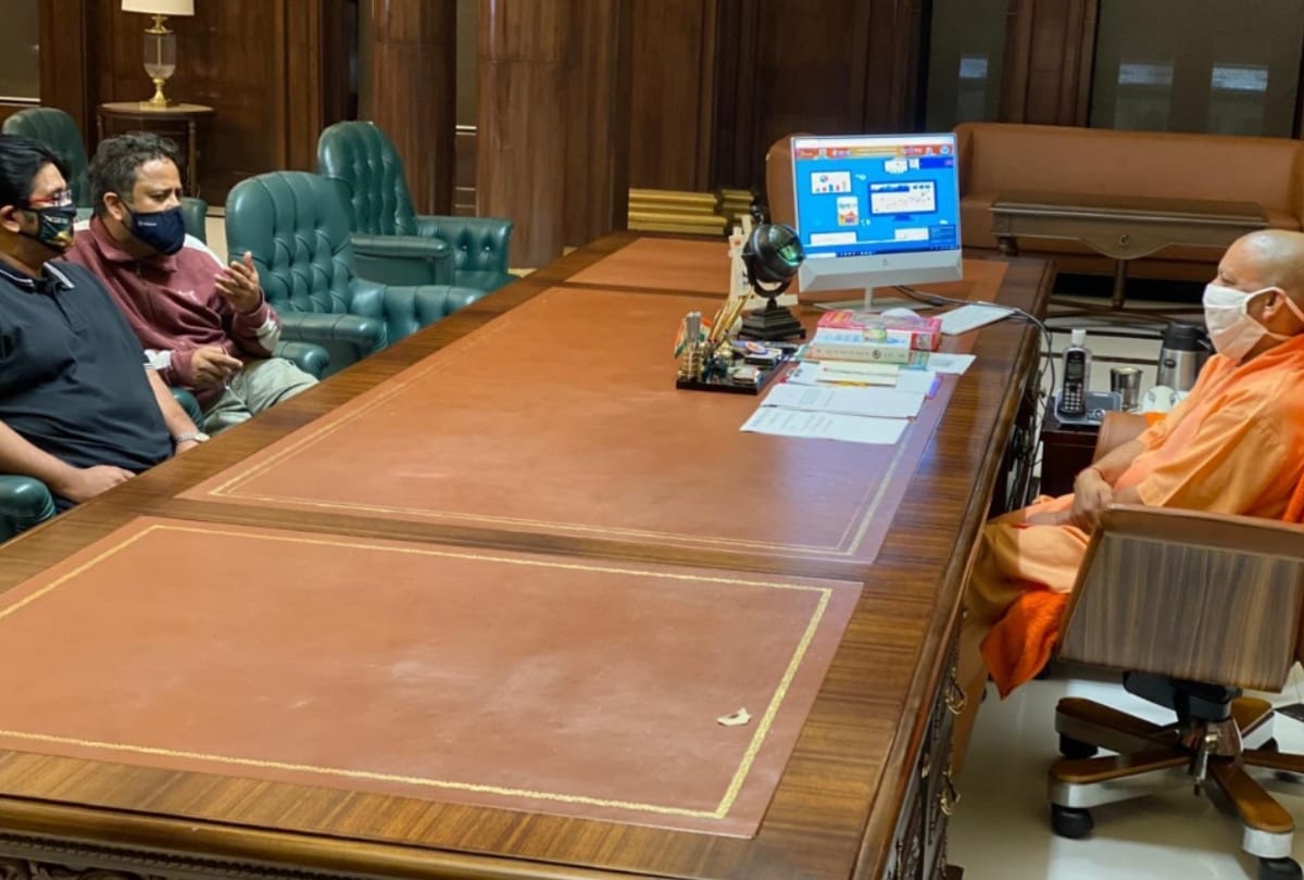 Filmmaker-director Nikhil Advani and Milap Jhaveri meet Chief Minister Yogi