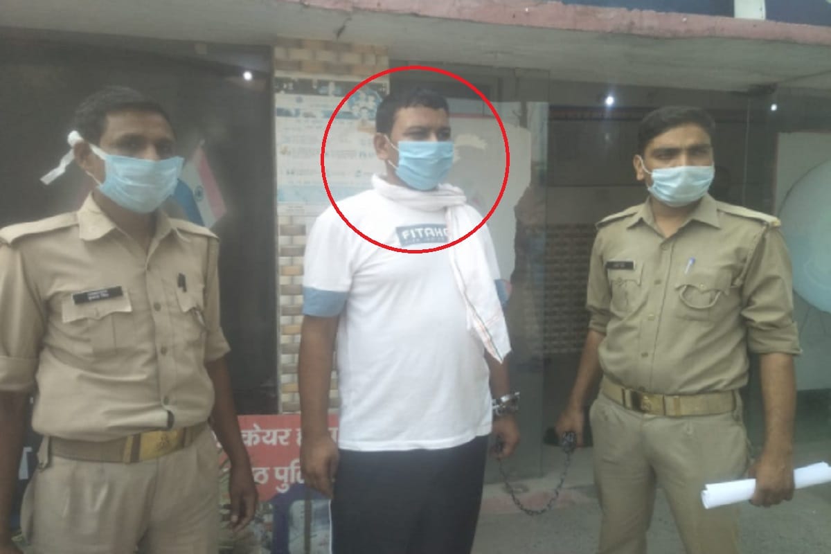 UP News: Kharkhauda Police has arrested to Liquor mafia Shahzad in Meerut