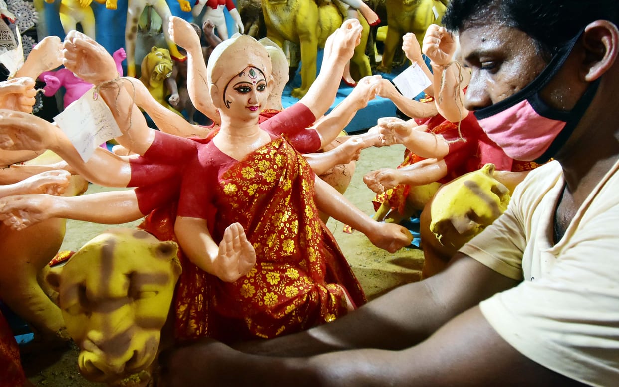 Pooja Vedi is being prepared by administration for removal of statue