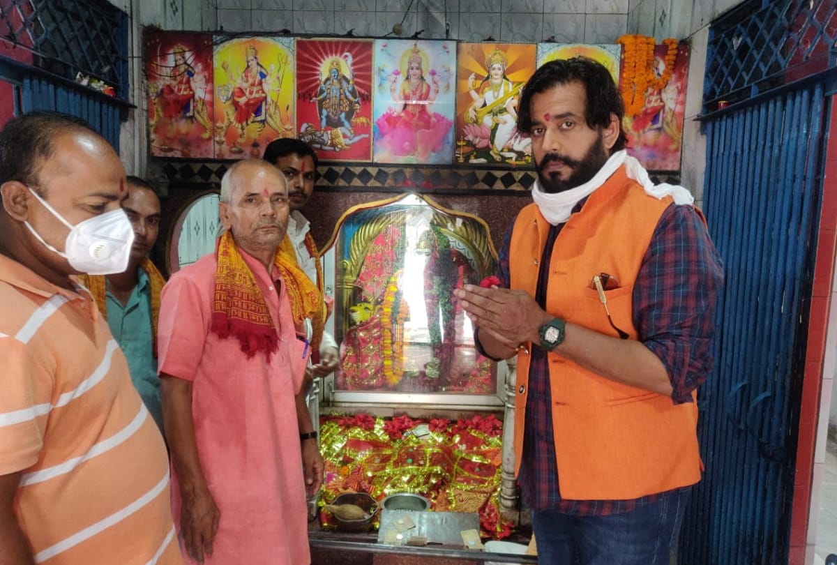 MP Ravi Kishan started sweeping during crime stop web series shooting in gorakhpur