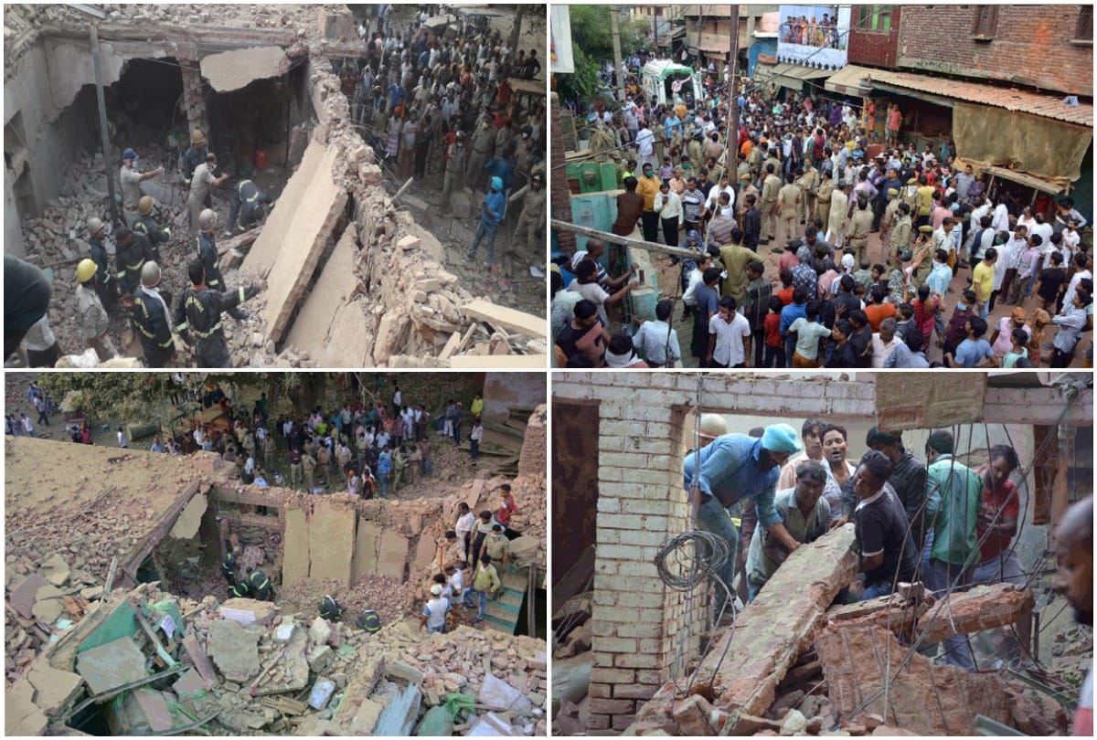 photos of toy factory blast in aligarh Vibration felt up to two and a half kilometers away