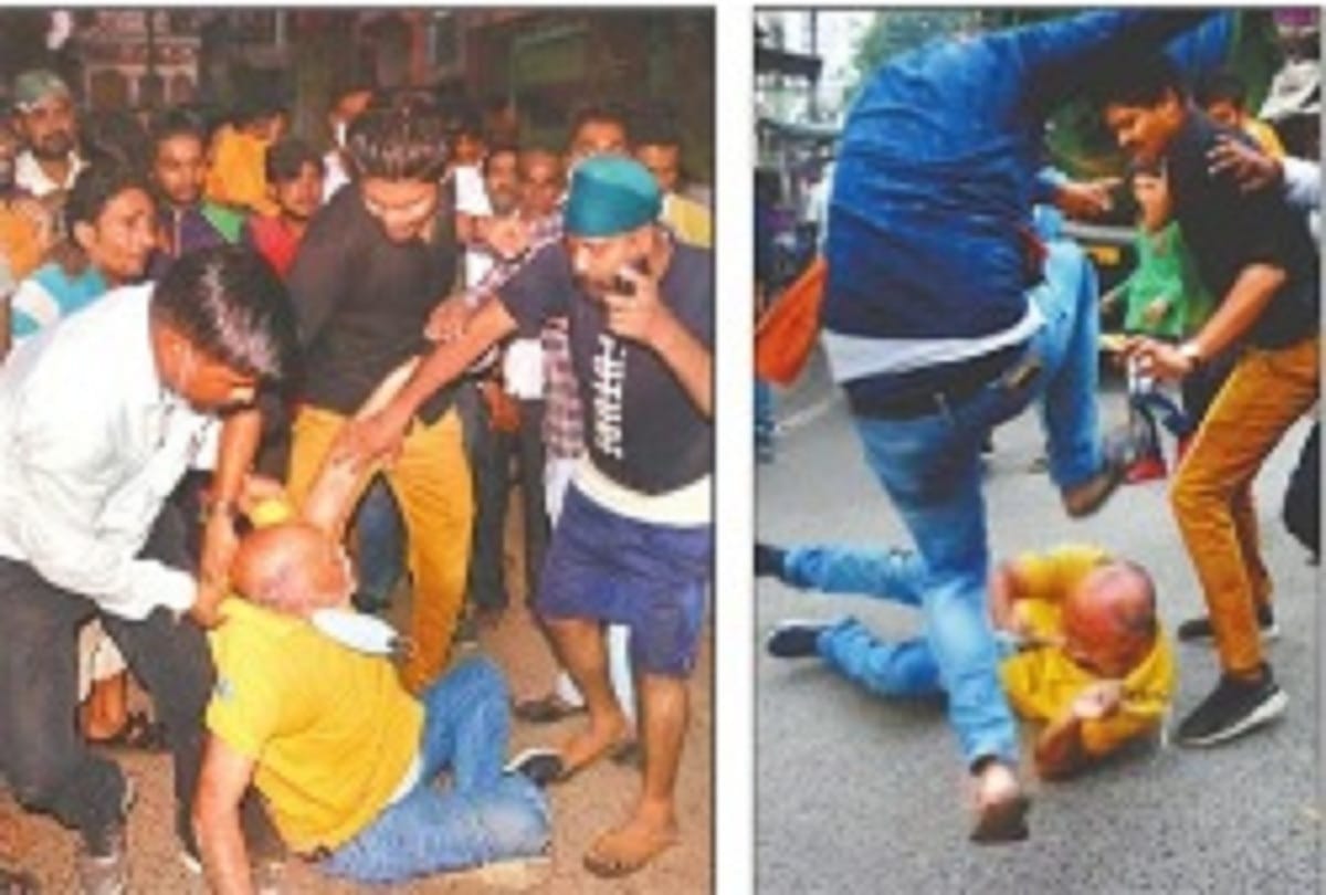 toy factory blast in aligarh People beat up Congress leader in Aligarh