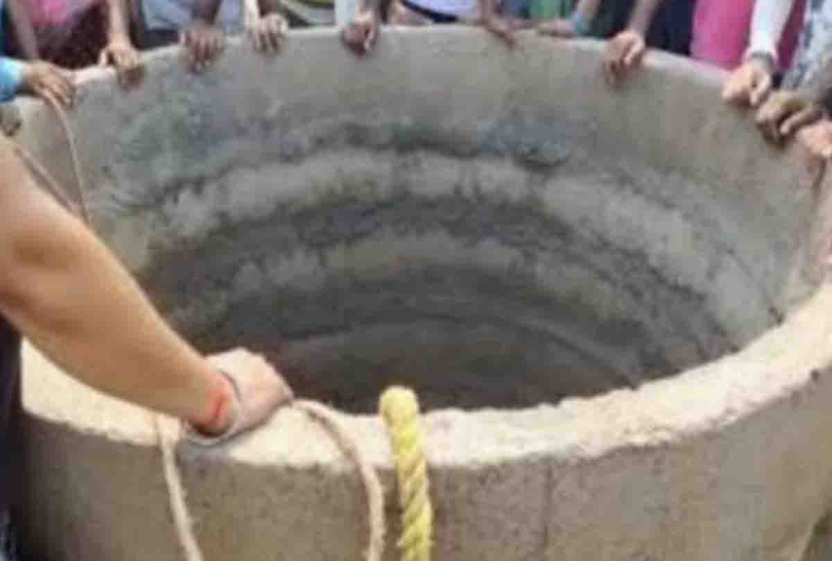 Innocent fell in a well while playing