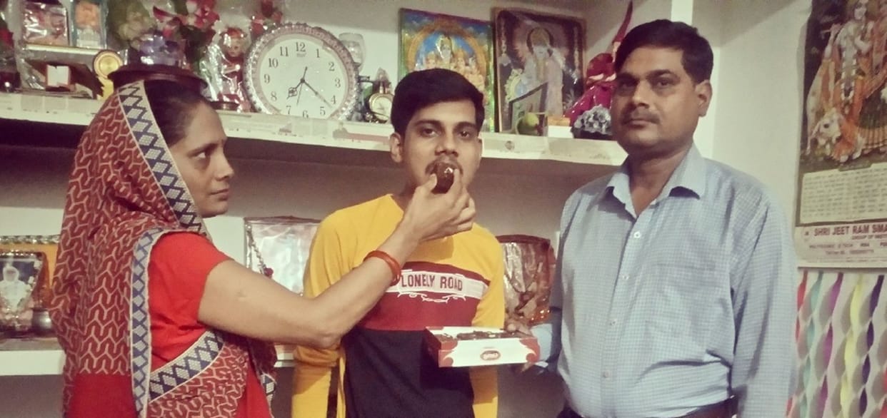 Anubhav gained 66th rank