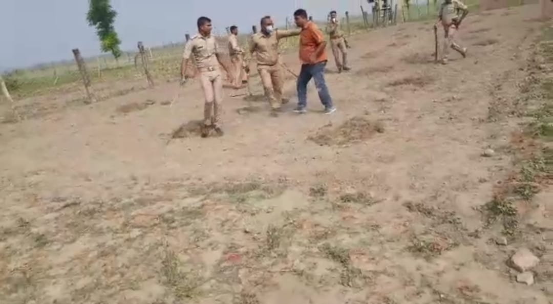 Ballia murder case: see how arrested accused Dhirendra escaped again in pictures