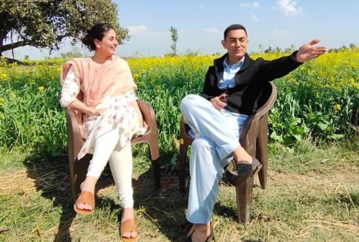 Laal singh chaddha film shooting wrap up kareena kapoor share photo with aamir khan