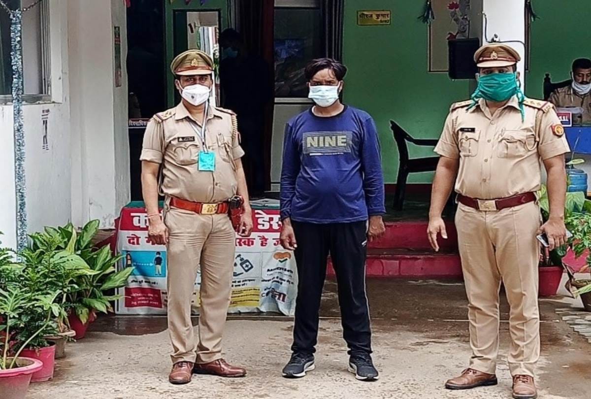 police arrested gangster son of pradhan of bharwara