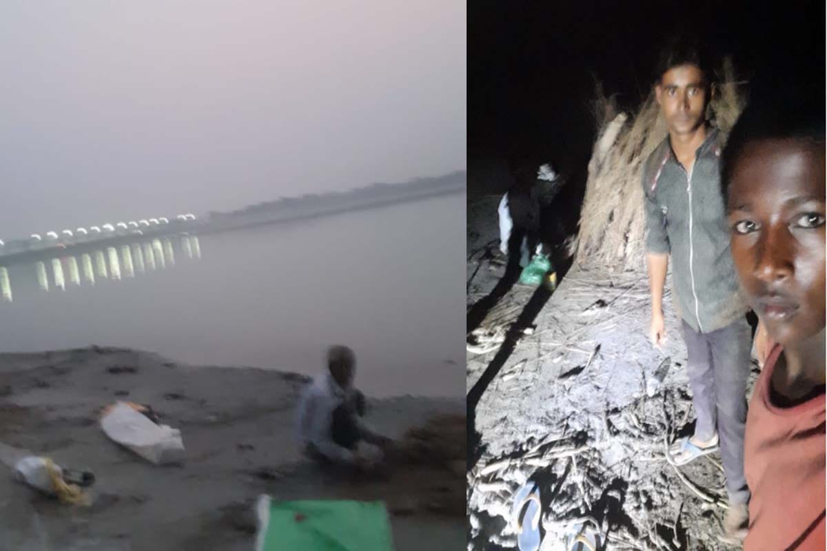 family left the elderly helpless at bank of Ganga river in Bijnor, , dies after waiting for many days