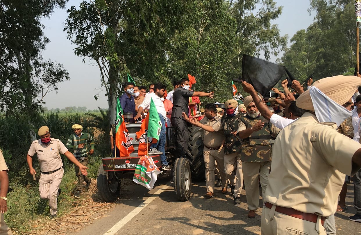 farmer protest