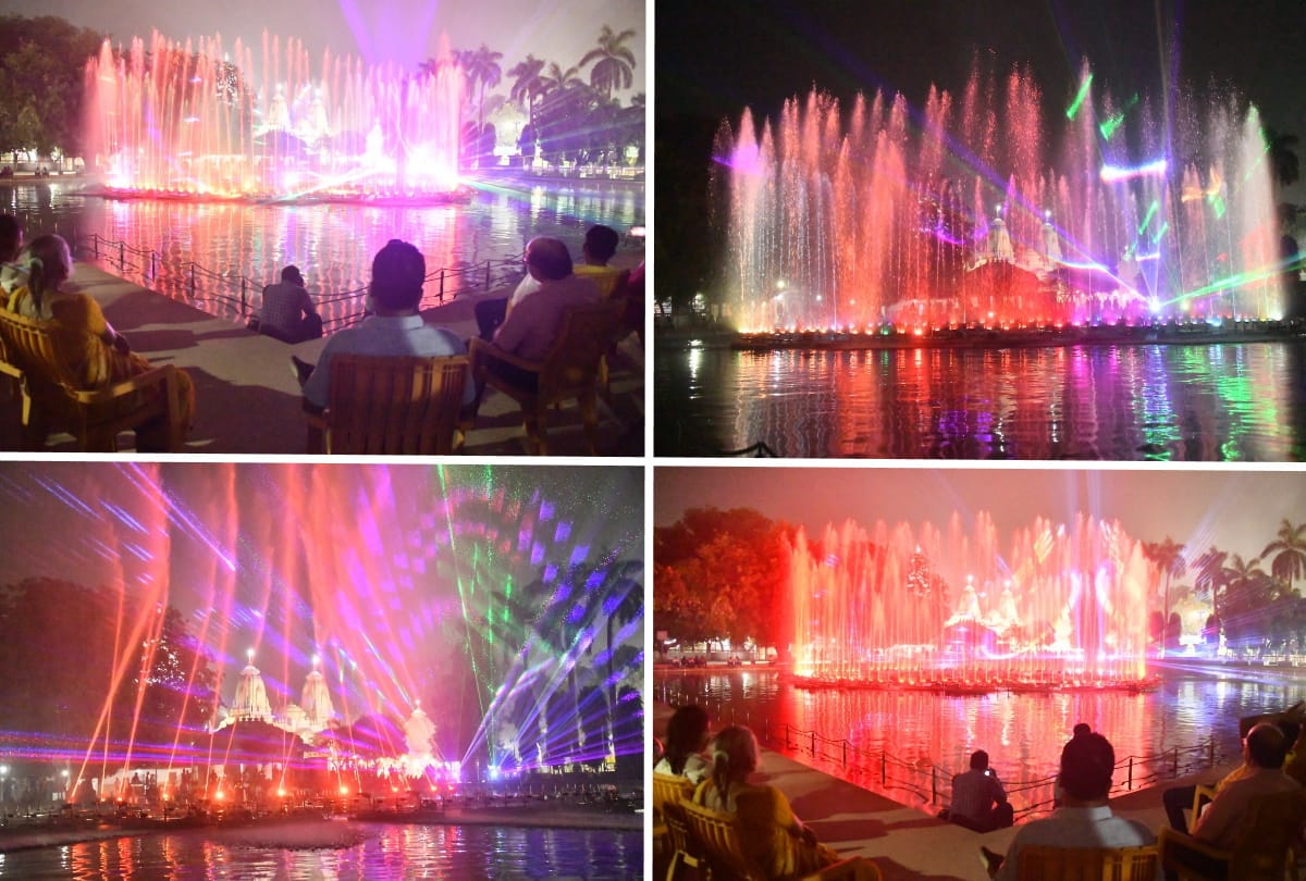 Gorakhnath Temple Light and Sound Show begun after lockdown and corona