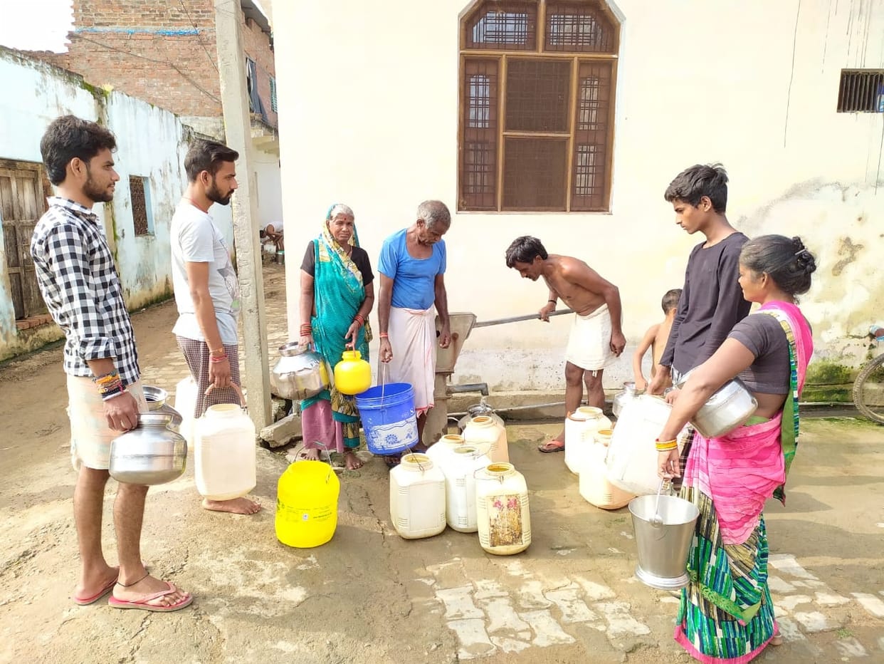 water supply crisis in basuyana