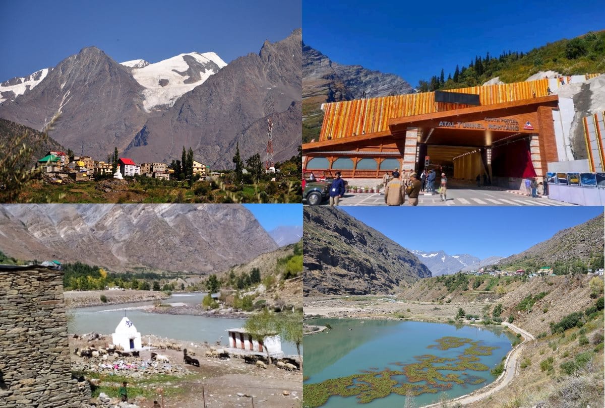 Atal Tunnel Rohatng and tourist places in lahaul spiti himachal pradesh