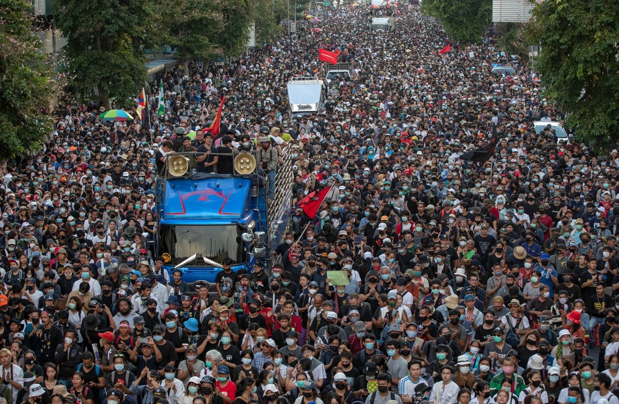 Anti-monarchy demonstrations are becoming uncontrollable in Thailand