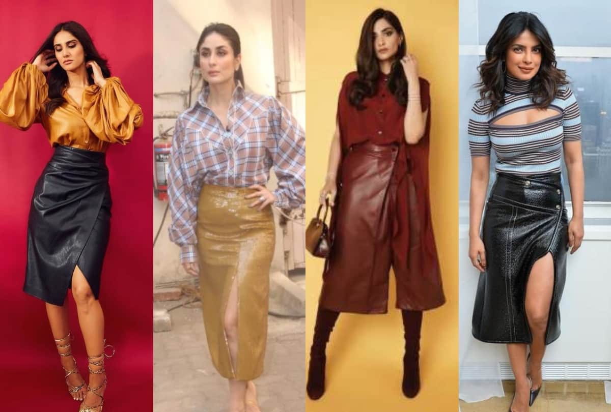 katrina kaif priyanka chopra to kareena kapoor other bollywood actress wear leather skirt for gorgeous look