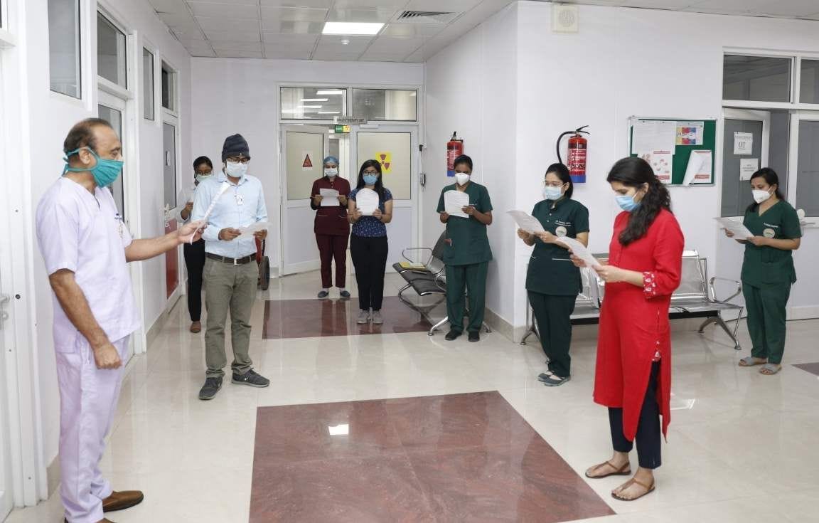 Sworn to follow Kovid's rules at AIIMS