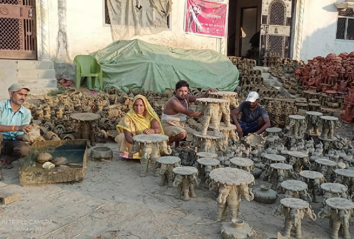 Terracotta Products in Unlock-5 Corona Exit at gorakhpur