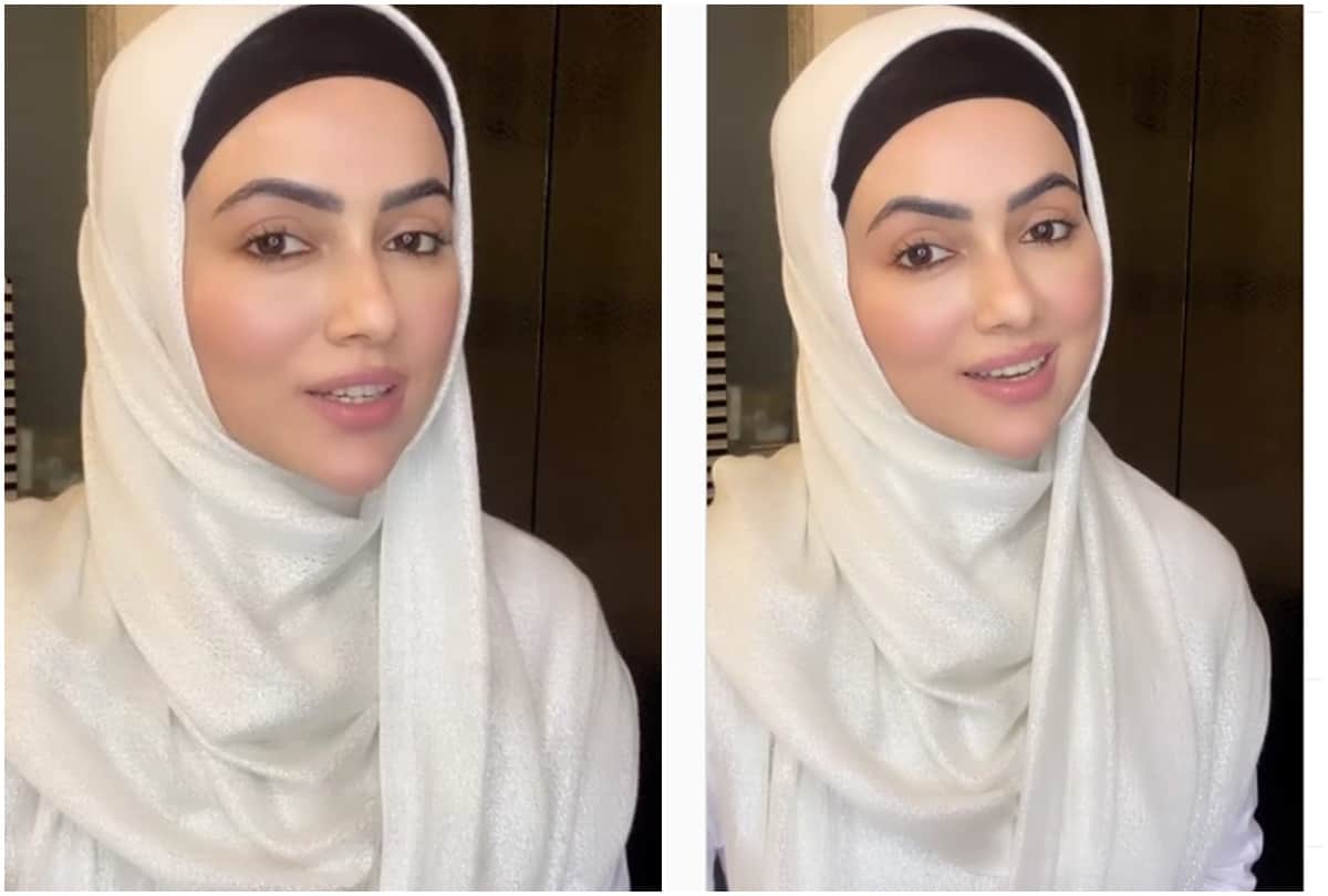 Sana Khan gives befitting reply to a user who mocked her for wearing 'Hijab'