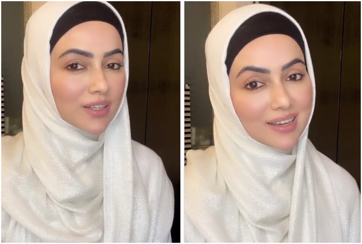 Sana khan Posted A new Video Says this changed my life