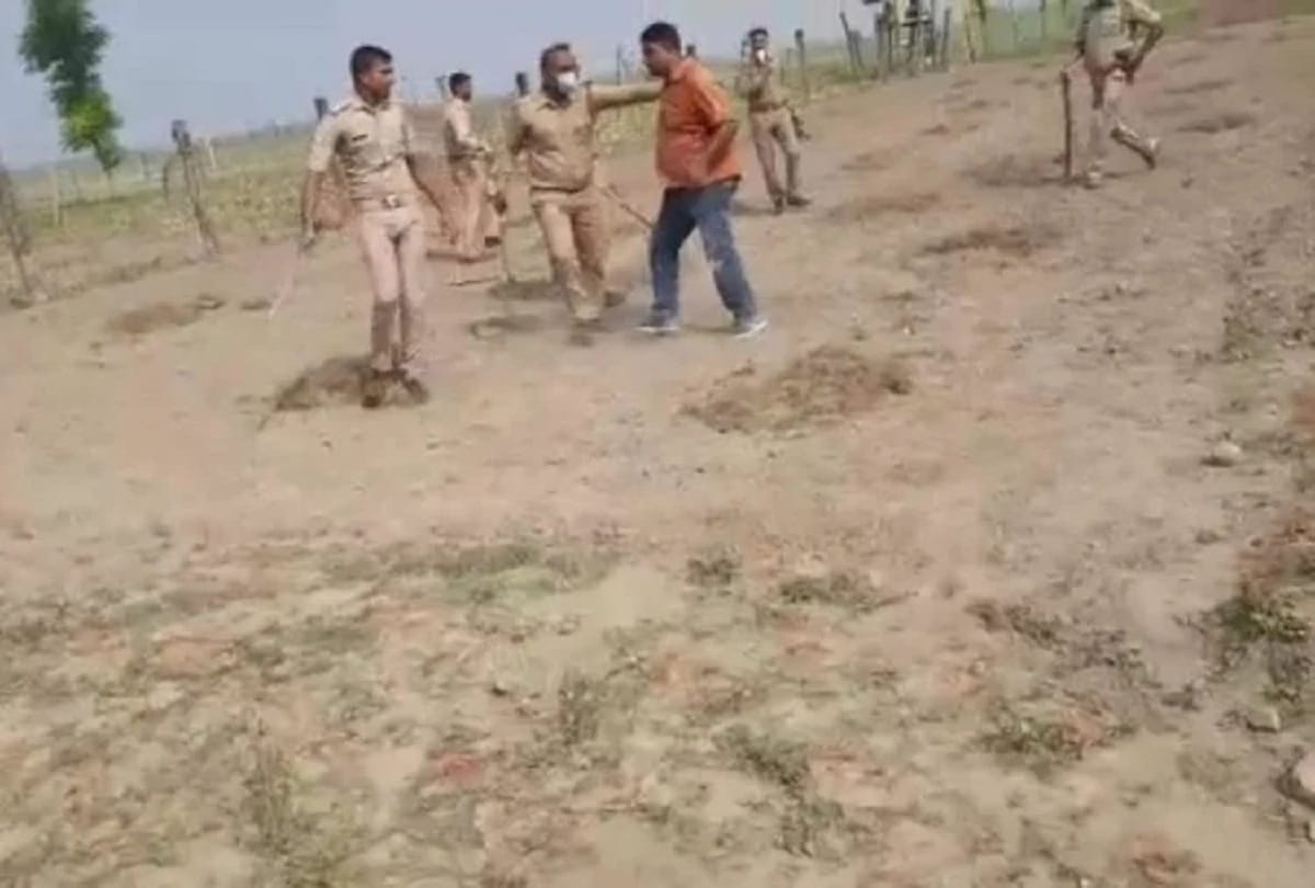 Ballia murder case: see how arrested accused Dhirendra escaped again in pictures