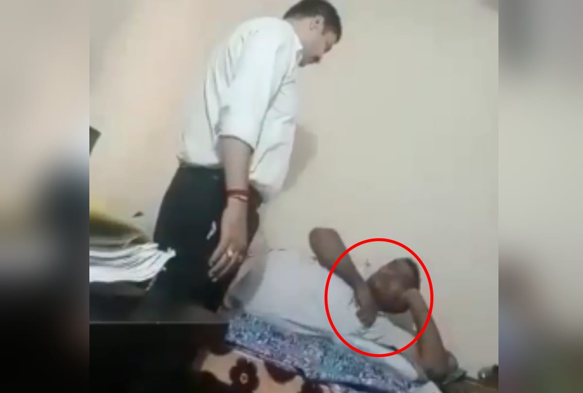 Ghaziabad sahibabad nehru garden chowki incharge suspended after his bribe taking video goes viral see photos