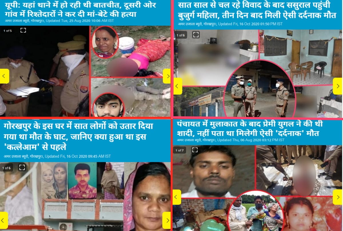 story of all brutal murder in gorakhpur