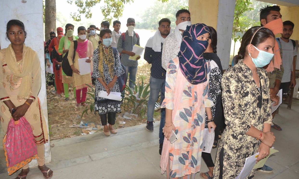 Admission process in degree colleges continued for the fourth day