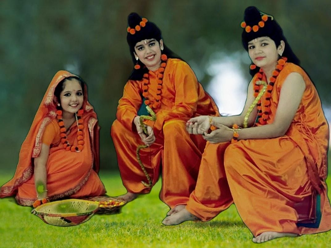 This preparation of Ramlila is not for the stage, but for the digital Ramlila