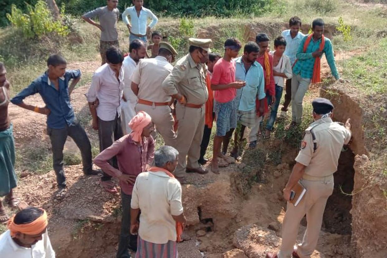 ITI student dies due to mound collapse