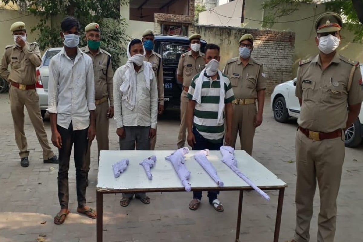 UP Crime News: three crooks arrested in police encounter at Shamli