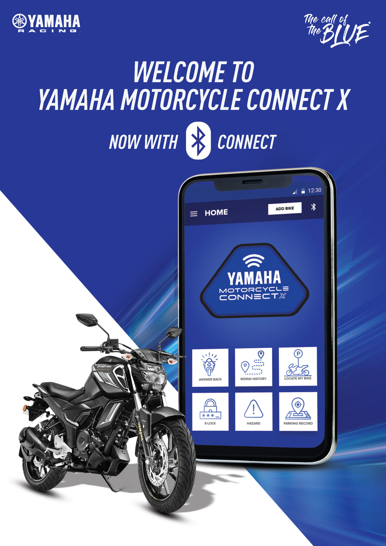 Yamaha launches bluetooth connectivity Yamaha Motorcycle Connect X application