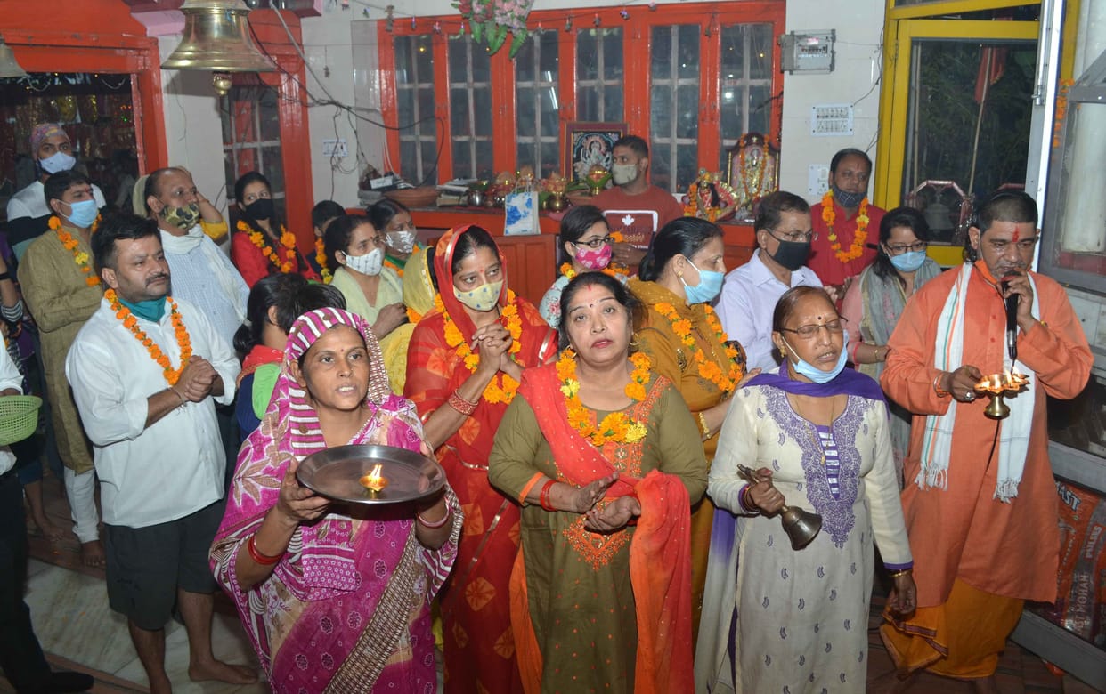 Mother Durga's garrison established in every household