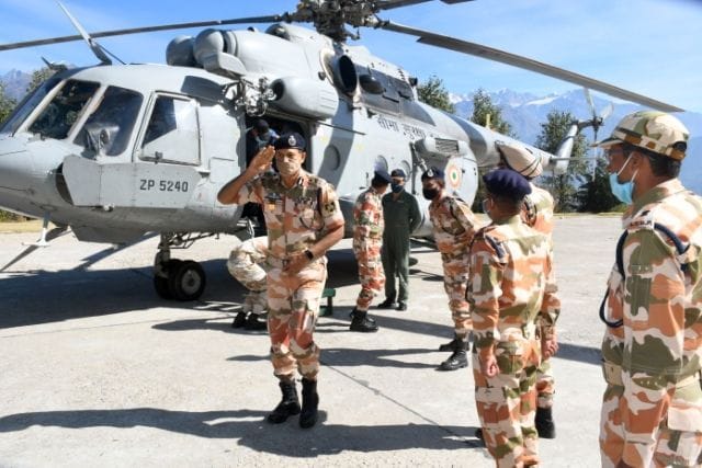 Distinct DG of China border ITBP, reached Munsiyari