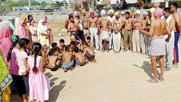 farmers protest in muktsar