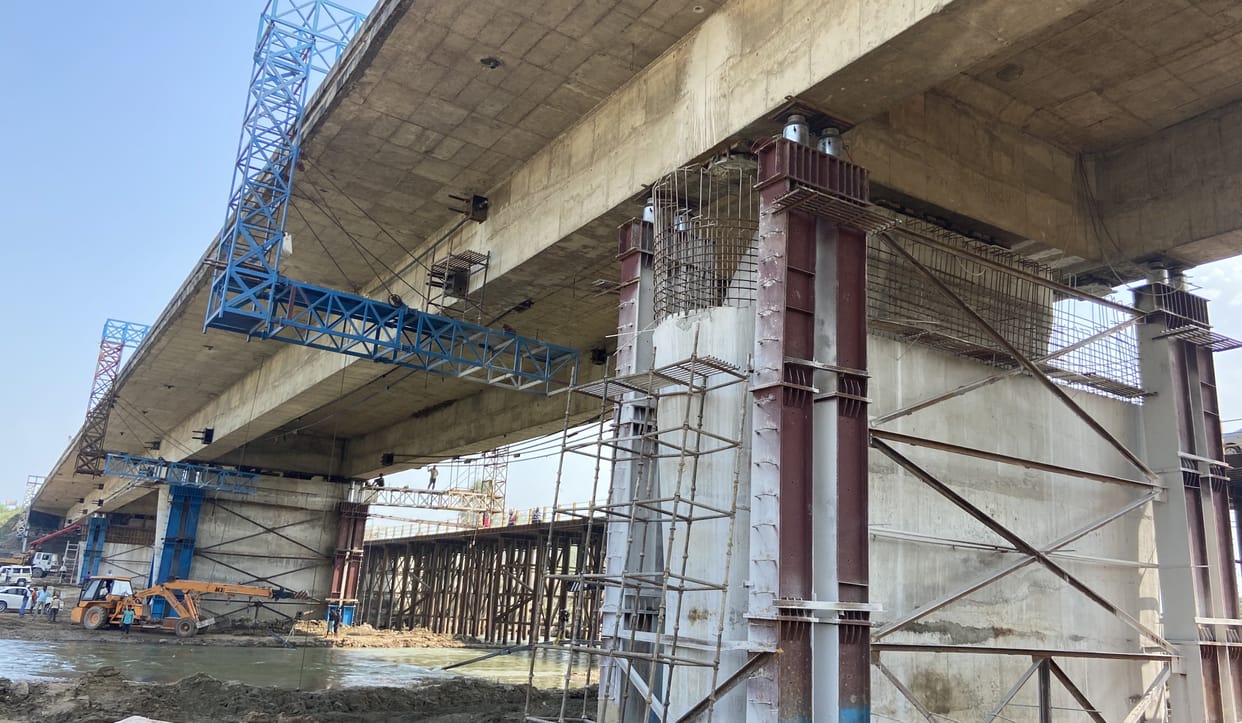 Chandauli Karmasha damaged bridge will be operational in November