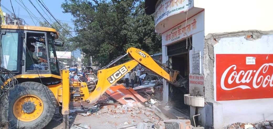 JCB thundered on permanent encroachment the next day