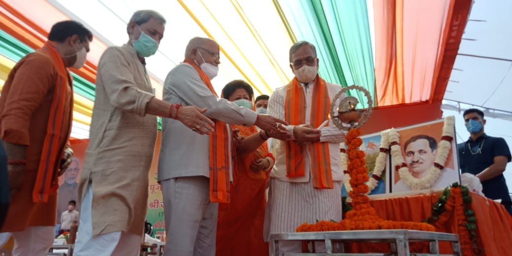 Dehradun news: Bhoomi Poojan of BJP State Office today, National President JP Nadda lay foundation stone online