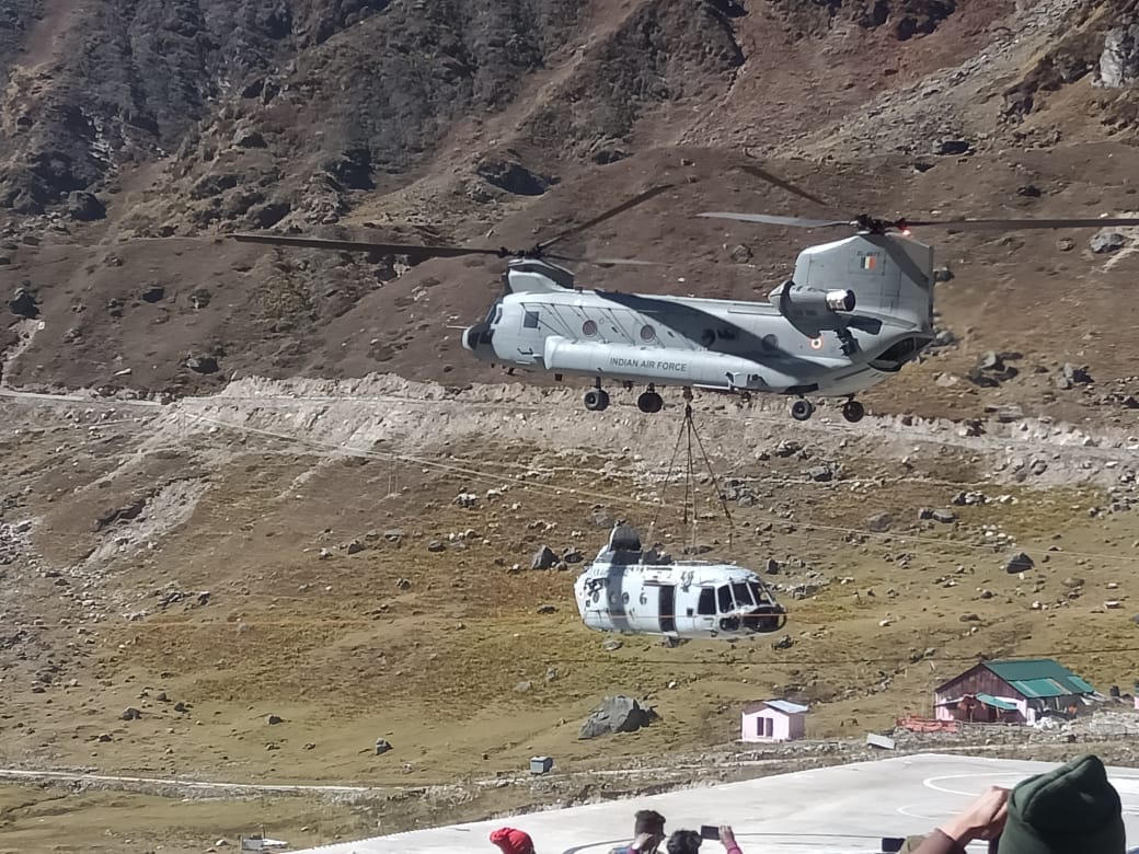 Uttarakhand news: chinook helicopter reached kedarnath