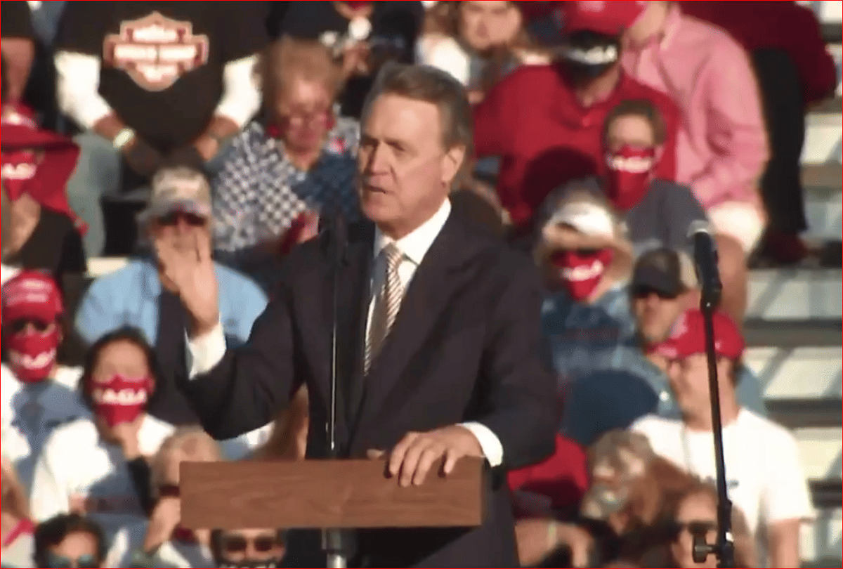 republican senator david perdue mispronounced democratic vice president candidate kamala harris name