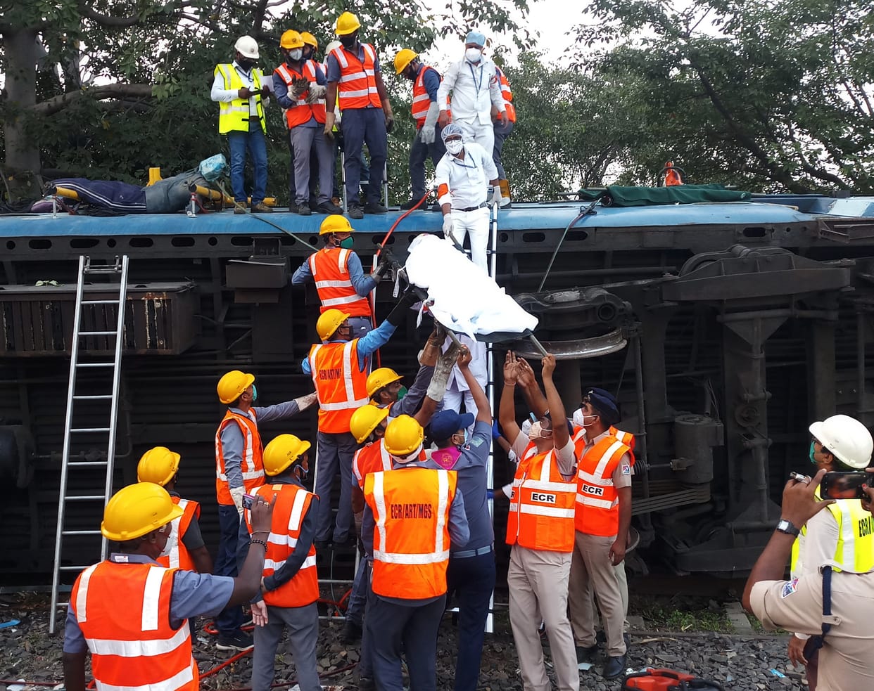 Safety exercise: NDRF evacuates passengers stranded in coaches