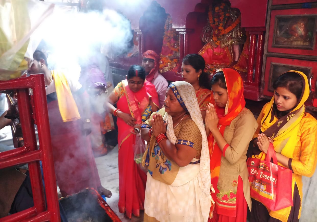Sharadiya Navratri worship in Chandauli