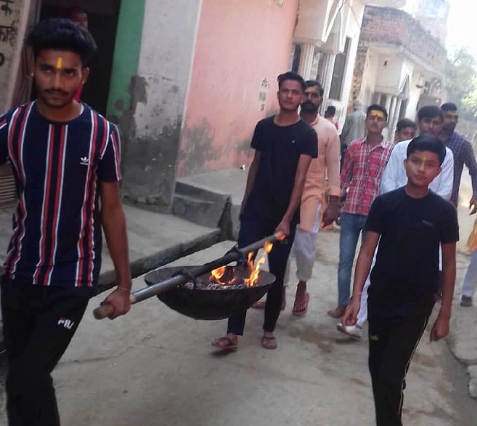 Jyoti's circuit revolved in Dudhli village